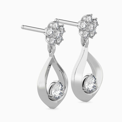 Blossom Teardrop Drop Earrings