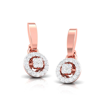 Halo Blossom Drop Earrings