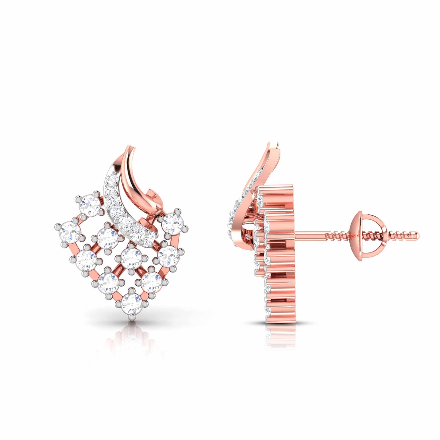 Kite Cluster Stud Earrings