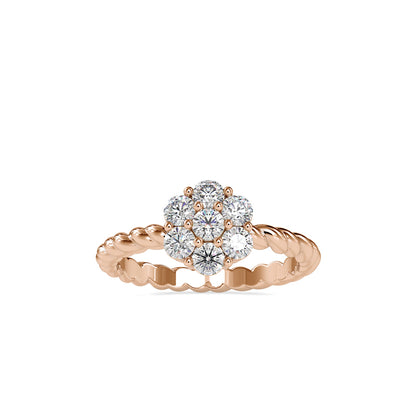 Rope Blossom Cluster Ring - Origine Diamonds lab-grown diamond jewellery