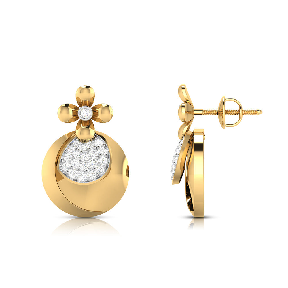 Blossom Teardrop Stud Earrings