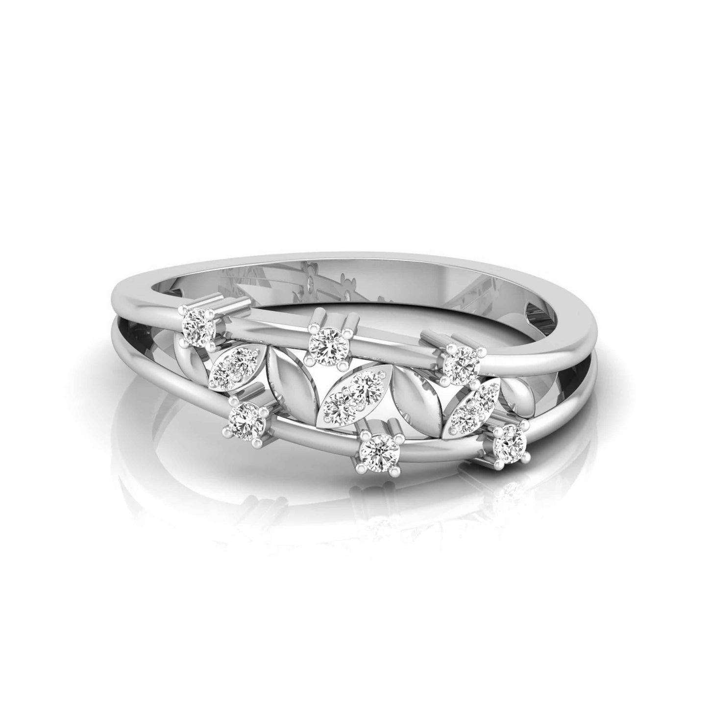 Scattered Blossom Vine Ring