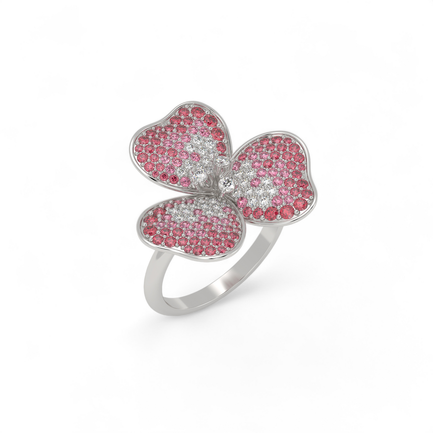 Pink Petal Blossom Ring