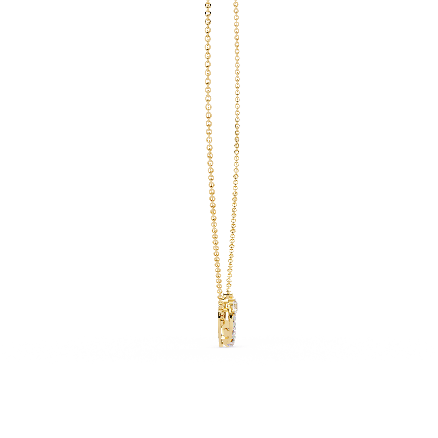 Petite Swan Diamond Necklace