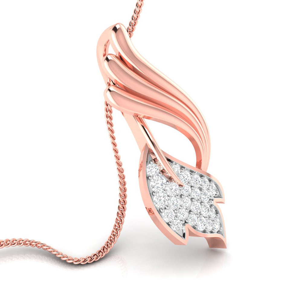 Swirl Marquise Pendant - Origine Diamonds lab-grown diamond jewellery