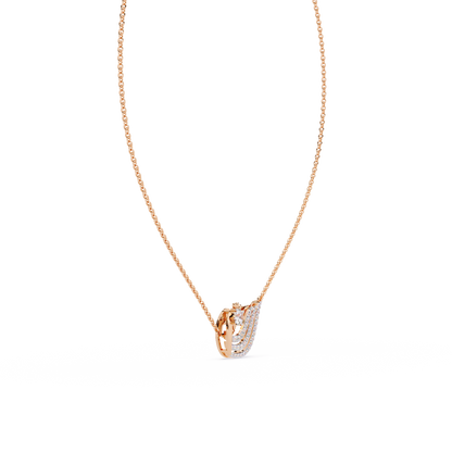 Petite Swan Diamond Necklace