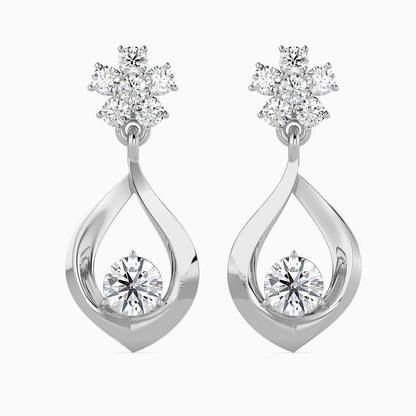 Blossom Teardrop Drop Earrings