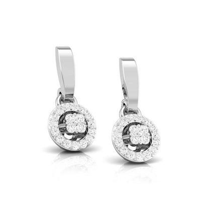 Halo Blossom Drop Earrings