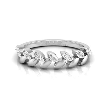 Leaf Vine Diamond Ring