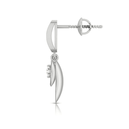 Marquise Fluted Drop Earrings
