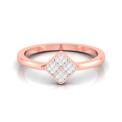 Quad Cluster Square Ring