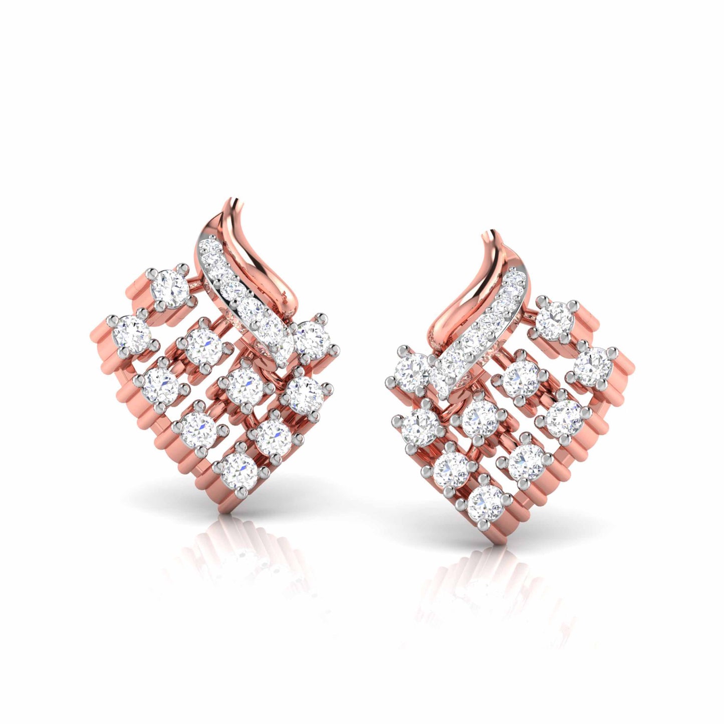 Kite Cluster Stud Earrings