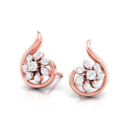 Paisley Blossom Swirl Earrings