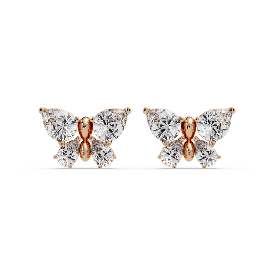 Soaring Butterfly Wing Earrings - Origine Diamonds lab-grown diamond jewellery