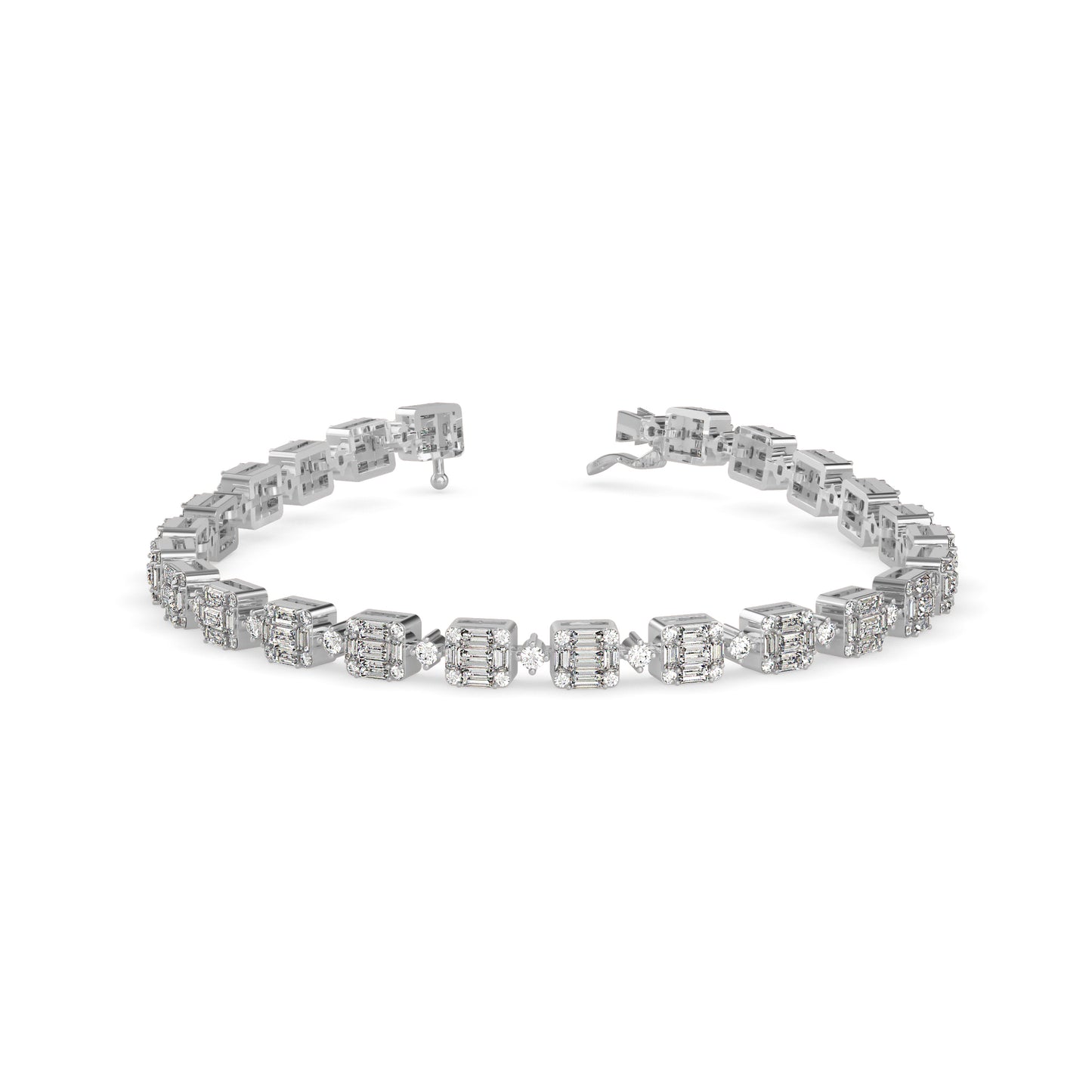 Pavé Link Diamond Bracelet
