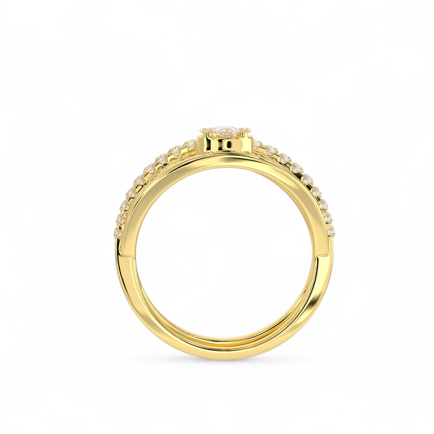 Filigree Dome Diamond Ring