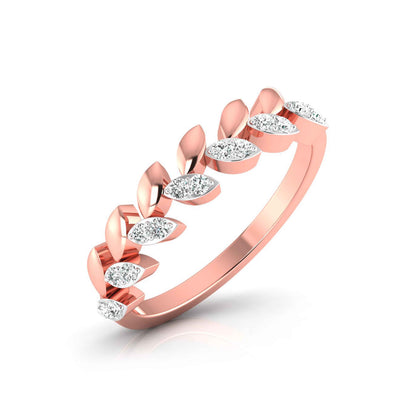 Leaf Vine Diamond Ring