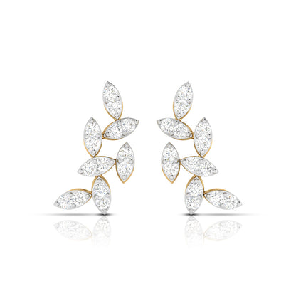 Leaf Vine Climber Earrings