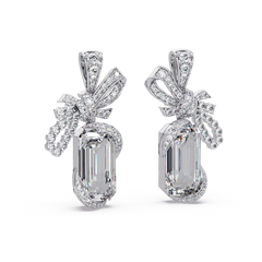 Couture Bow Ribbon Earrings