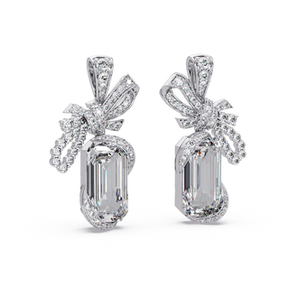 Couture Bow Ribbon Earrings