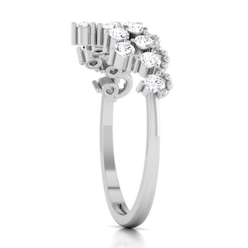 Tiara Cluster Diamond Ring