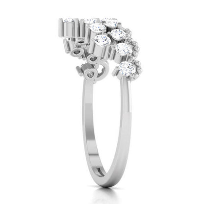 Tiara Cluster Diamond Ring