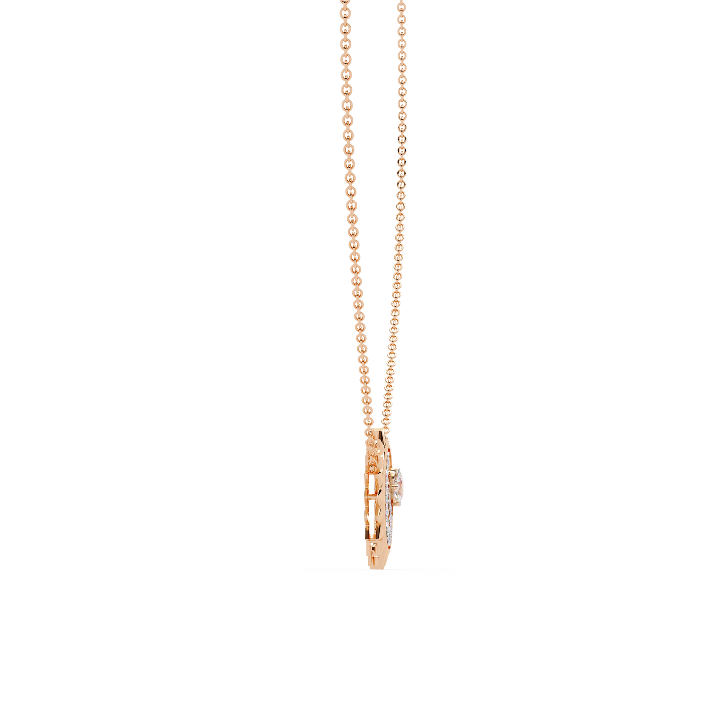 Sunburst Peacock Necklace