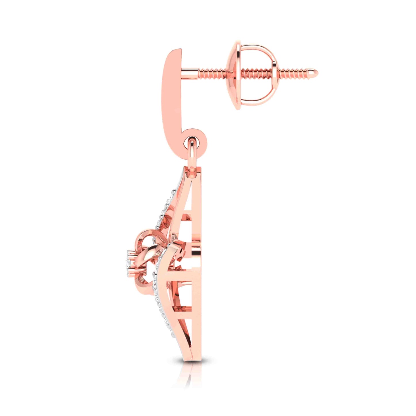 Twist Blossom Drop Earrings