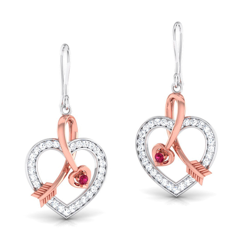 Cupid Heart Arrow Earrings