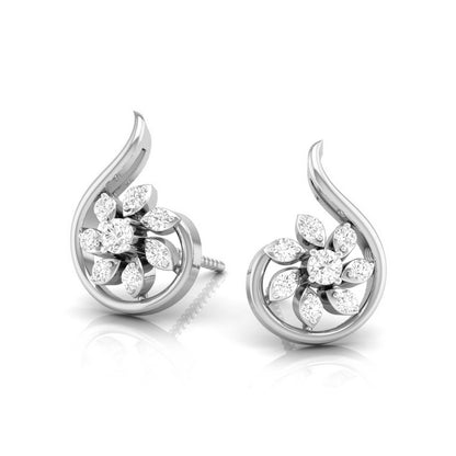 Paisley Blossom Swirl Earrings