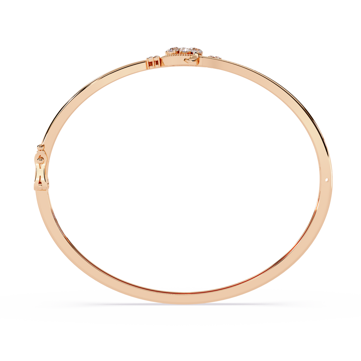 Halo Solitaire Bypass Bangle
