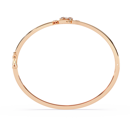 Halo Solitaire Bypass Bangle