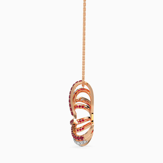 Ruby Butterfly Pendant - Origine Diamonds lab-grown diamond jewellery