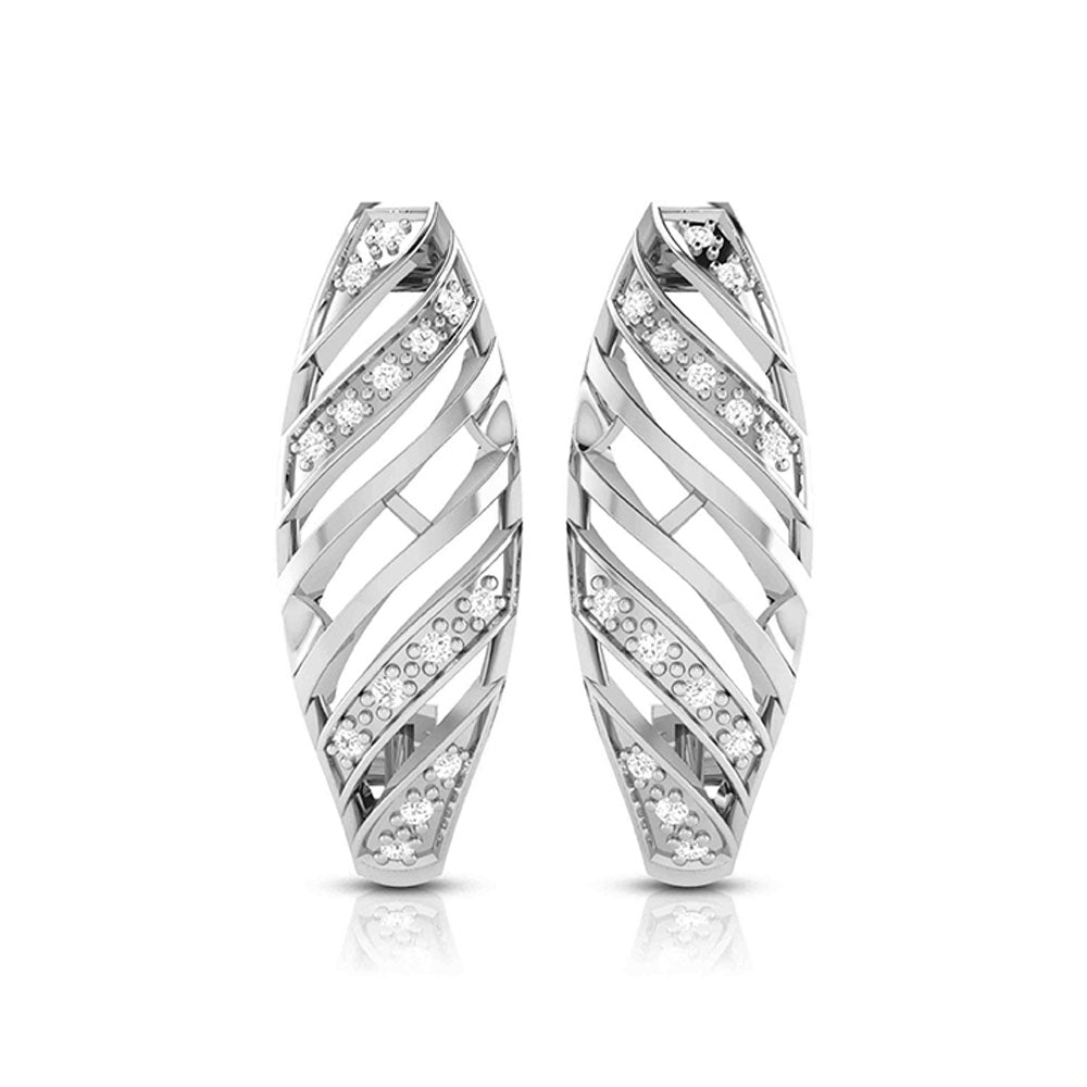 Spiral Cage Hoop Earrings