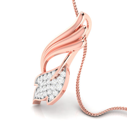 Swirl Marquise Pendant
