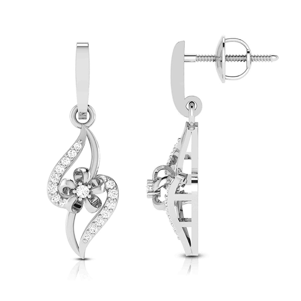 Twist Blossom Drop Earrings
