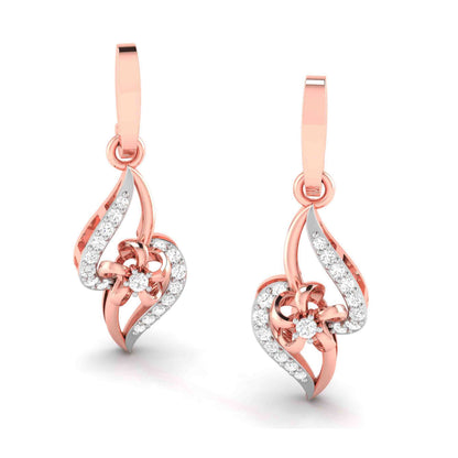 Twist Blossom Drop Earrings