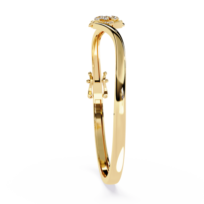 Halo Solitaire Bypass Bangle