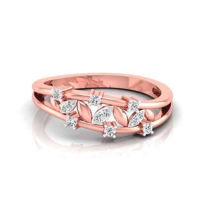 Scattered Blossom Vine Ring