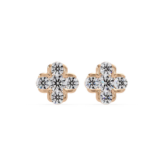 Blossoming Quatrefoil Cluster Earrings