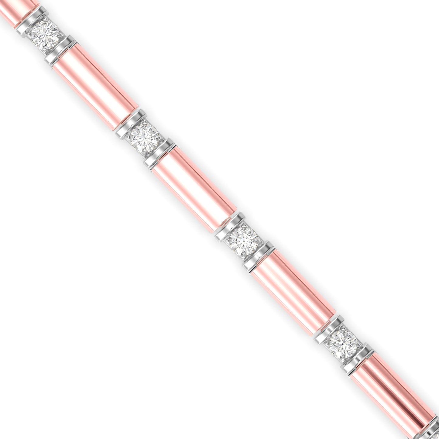 Bar Link Diamond Bracelet