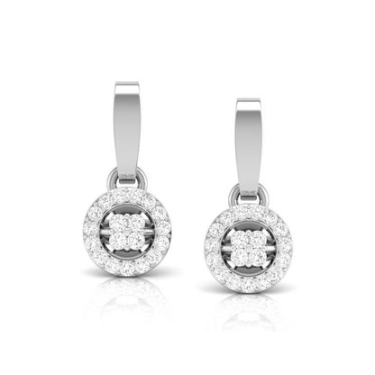 Halo Blossom Drop Earrings