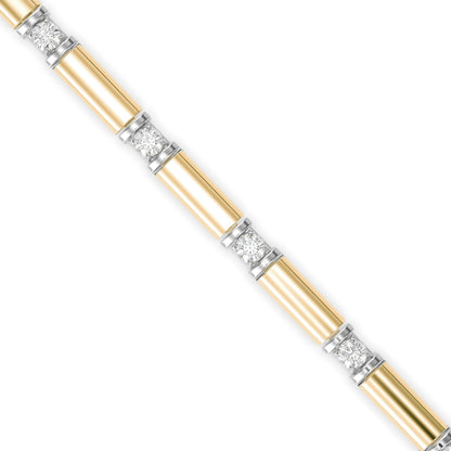 Bar Link Diamond Bracelet