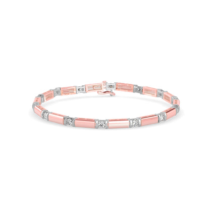 Bar Link Diamond Bracelet