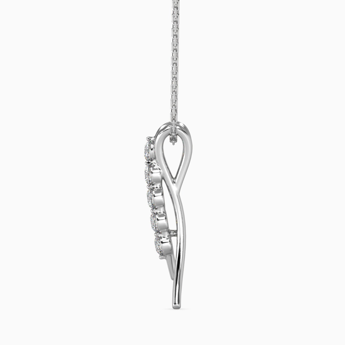 Diamond Journey Drop Pendant