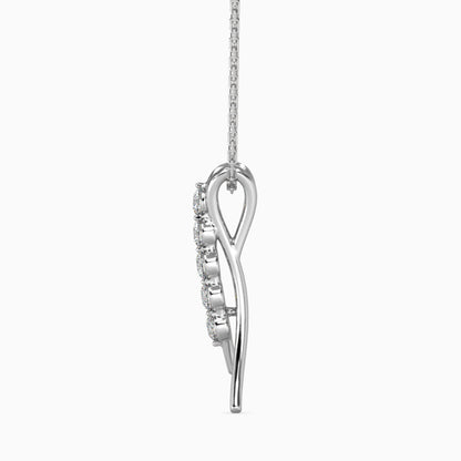 Diamond Journey Drop Pendant