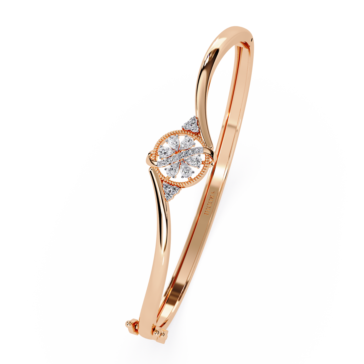 Halo Solitaire Bypass Bangle