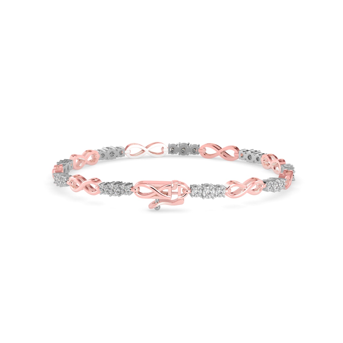 Infinity Link Diamond Bracelet - Origine Diamonds lab-grown diamond jewellery