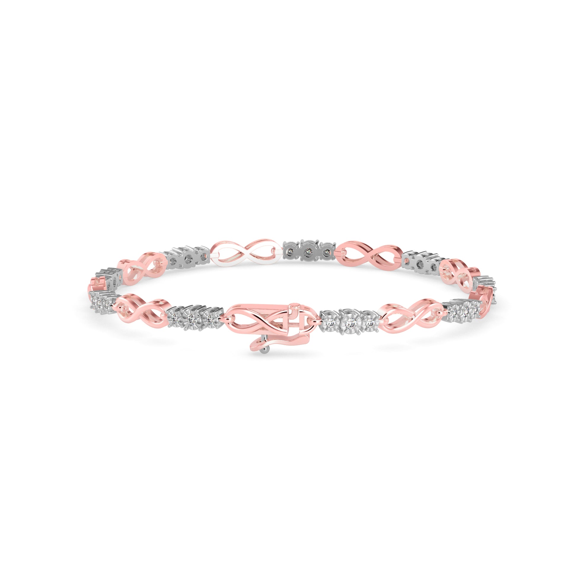 Infinity Link Diamond Bracelet - Origine Diamonds lab-grown diamond jewellery