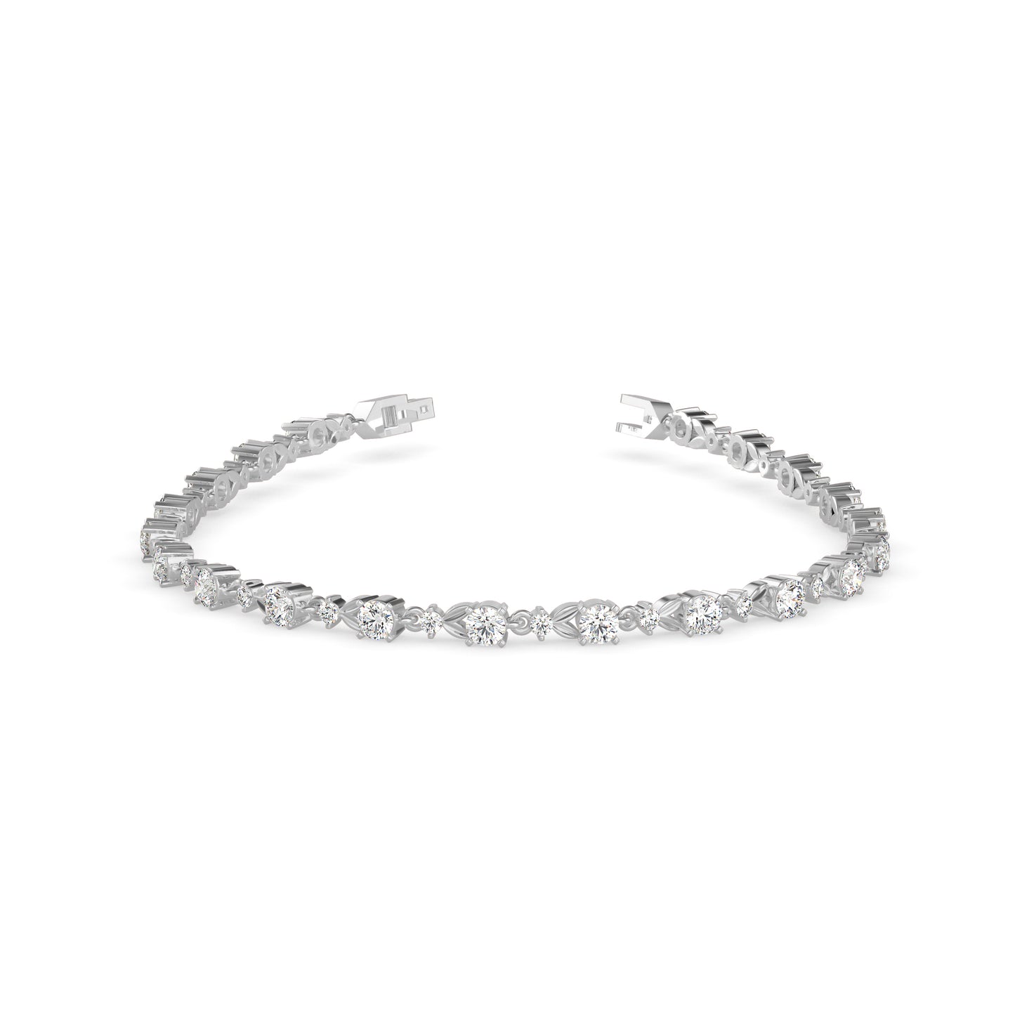 Classic Rose Tennis Bracelet